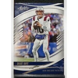 2025 Panini Absolute Football Drake Maye Card #79 Patriots Super Bowl Star QB